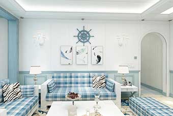六安地中海风格-客厅
