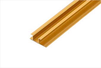 六安航空纤维墙咔铝合金带灯中条(钛金氧化)