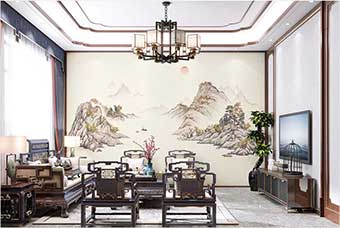 六安森佰汇航空纤维墙咔(巴山蜀水)