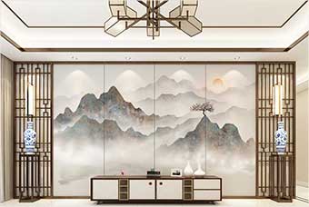 六安森佰汇航空纤维(山水画系列)