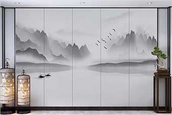 六安森佰汇航空纤维（山水画系列）