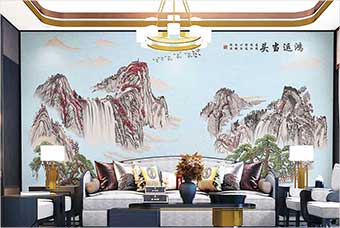 六安森佰汇航空纤维墙咔（鸿运当头）